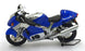 LCD Models 1/12 Scale LCD-MO4-BU - Suzuki GSX 1300R Motorbike - Blue