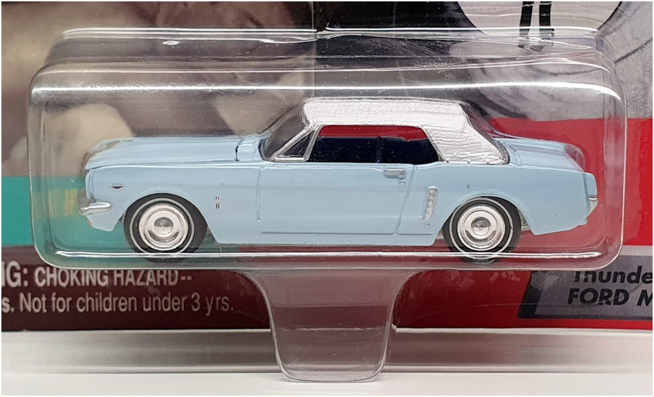 Johnny Lightning 1/64 Scale 261-02 - Ford Mustang Bond 007 "Thunderball" Lt Blue
