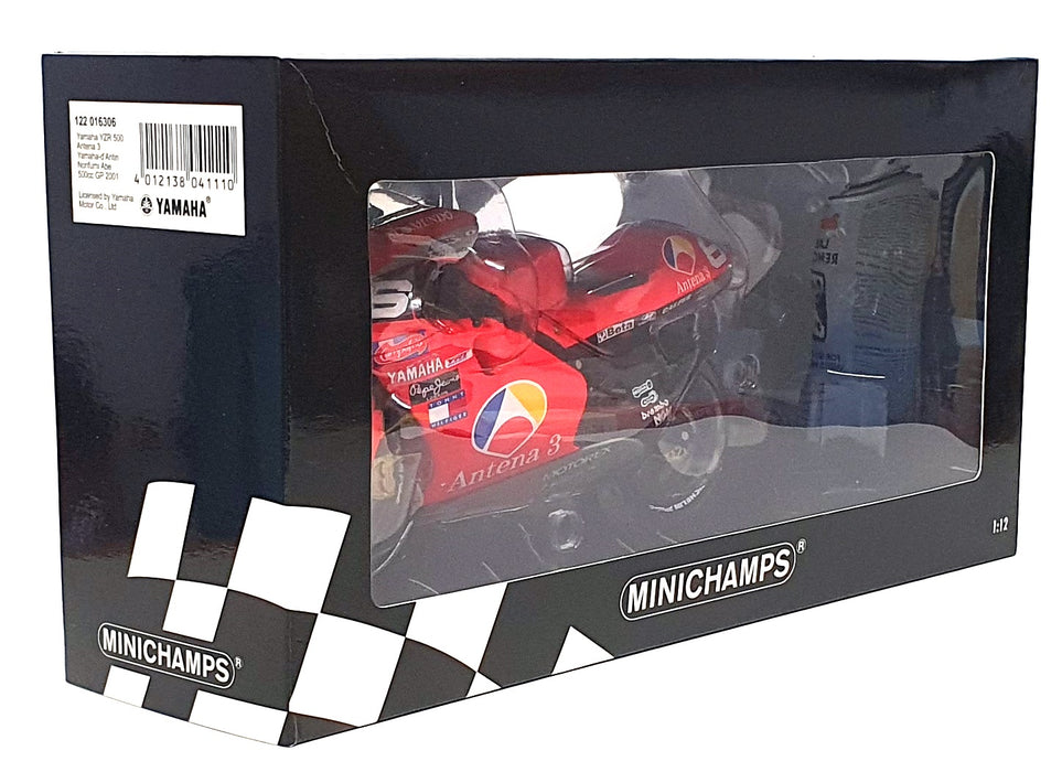 Minichamps 1/12 Scale 122 016306 - Yamaha YZR 500 N. Abe #6 500cc GP 2001
