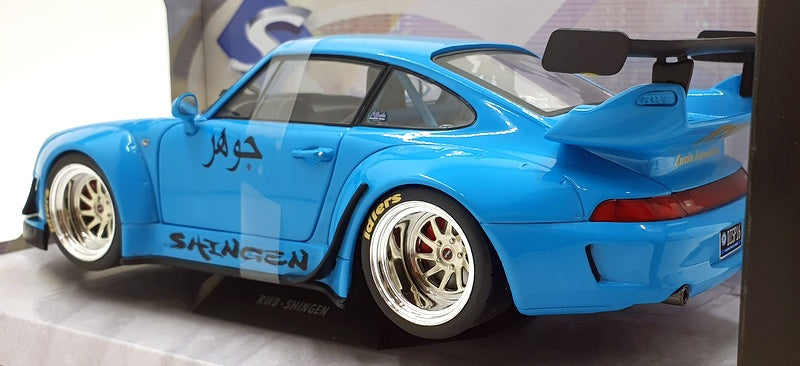 Solido 1/18 Scale S1808501 - Porsche RWB Body Kit Shingen 2018 - Blue