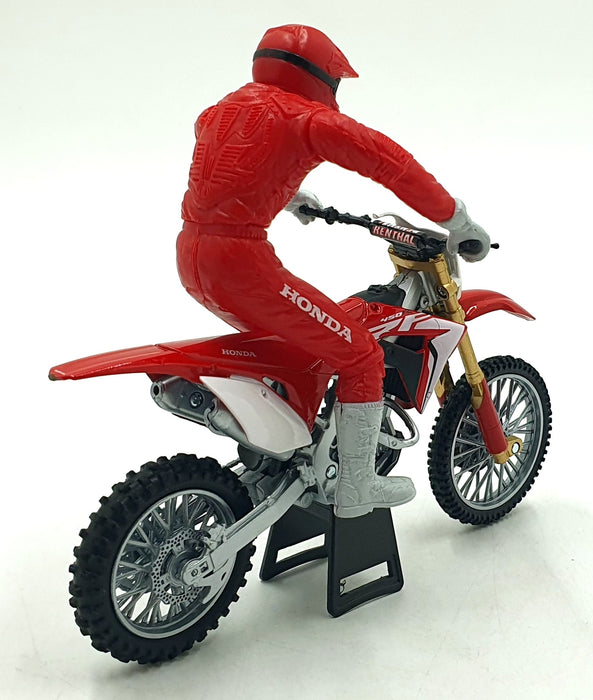 NewRay 1/12 Scale 583451 - Honda CRF 450R Motorbike - Red/White
