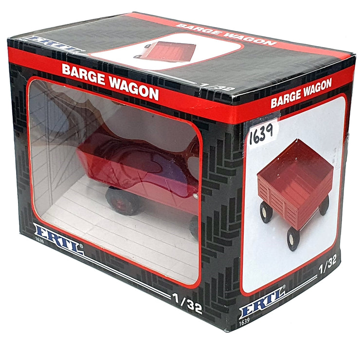 Ertl 1/32 Scale Diecast 1639 - Barge Wagon - Red