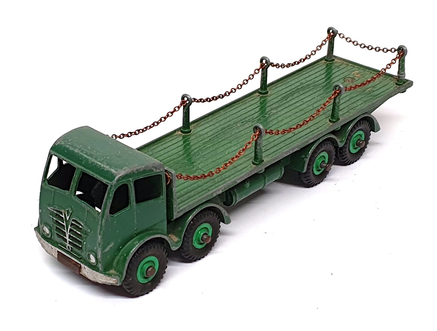Dinky Supertoys 30526S - Foden Flatbed Lorry With Chains - Green REPAINT