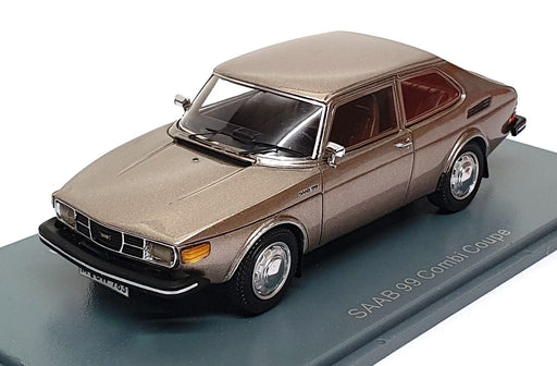 Neo 1/43 Scale NEO 43763 - Saab 99 Combi Coupe - Met. Lt. Brown