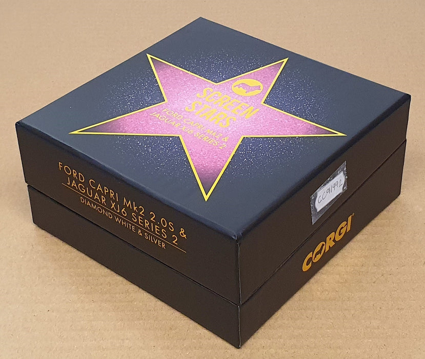 Corgi Screen Stars 1/43 Scale CC91992 - Ford Capri Mk2 & Jaguar XJ6 Series 2