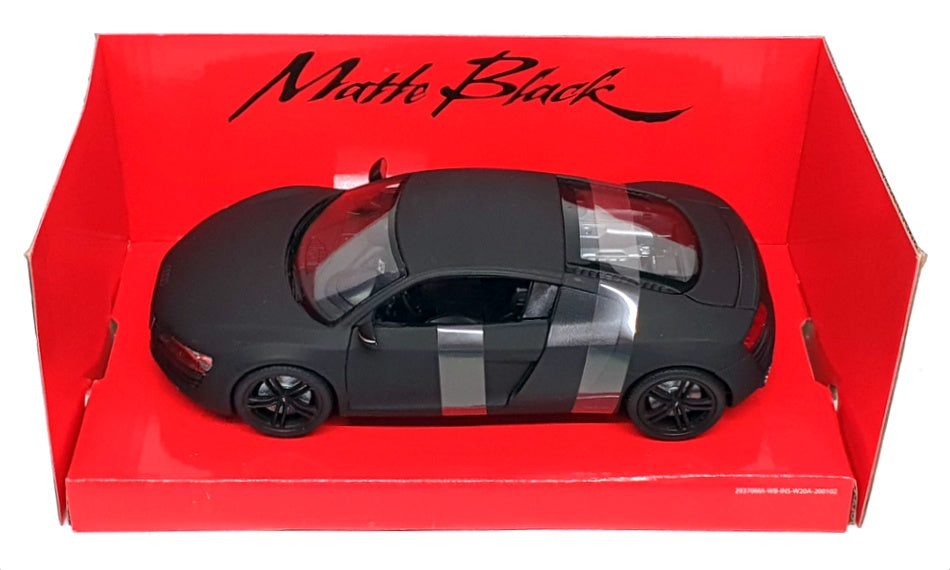 Welly NEX 1/24 Scale Diecast 22493MA-W - Audi R8 - Matte Black