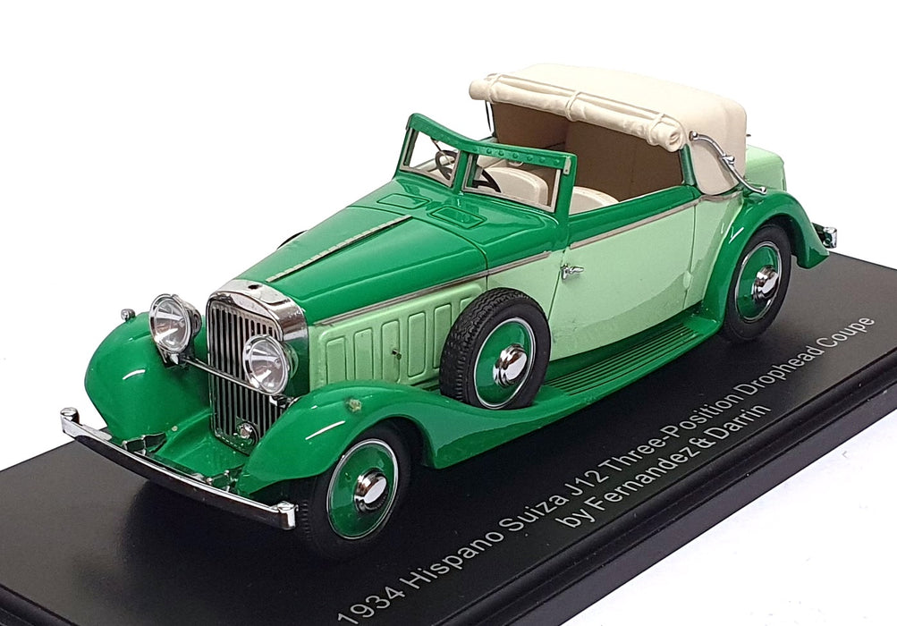 Esval 1/43 Scale EMEU43001A - 1934 Hispano Suiza J12 Coupe By Ferandez & Darrin
