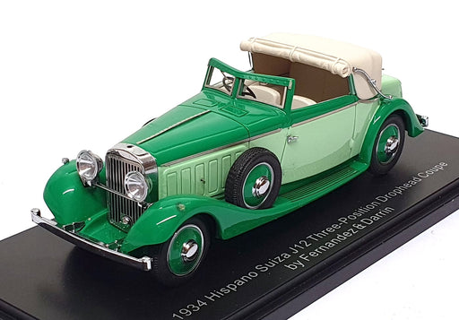 Esval 1/43 Scale EMEU43001A - 1934 Hispano Suiza J12 Coupe By Ferandez & Darrin