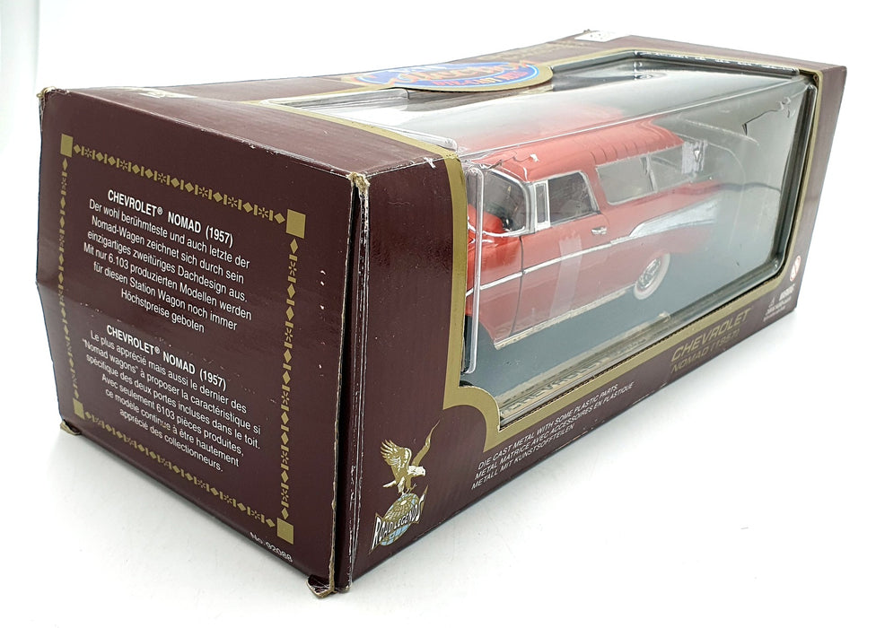 Road Tough 1/18 Scale Diecast 92088 - 1957 Chevrolet Nomad - Orange