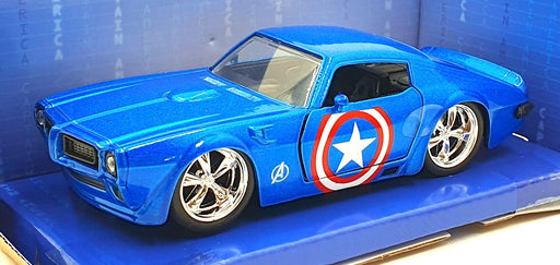 Jada 1/32 Scale 24078 - 1972 Pontiac Firebird Marvel Avengers - Captain America