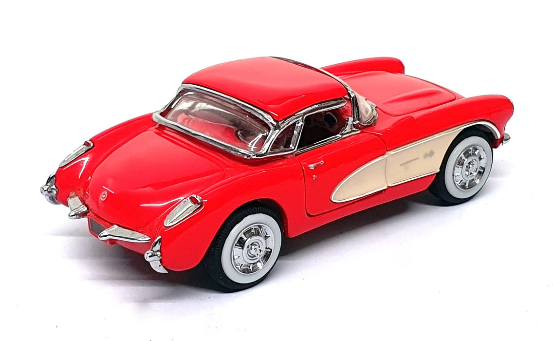Franklin Mint 1/43 Scale 171125A - 1957 Chevrolet Corvette Convertible - Red