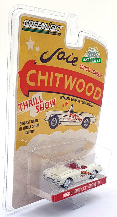 Greenlight 1/64 Scale 30330 - 1958 Chevrolet Corvette - White