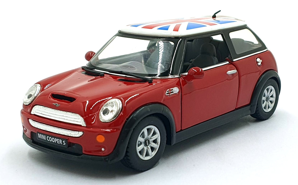 Kinsmart 1/28 Scale Pull Back & Go TY1245 - Mini Cooper S - Red