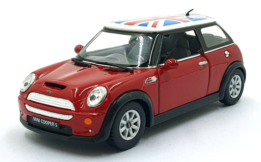 Kinsmart 1/28 Scale Pull Back & Go TY1245 - Mini Cooper S - Red