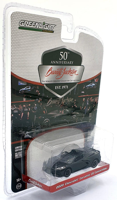 Greenlight 1/64 Scale 37240-D - 2020 Chevrolet Corvette C8 Convertible - Black