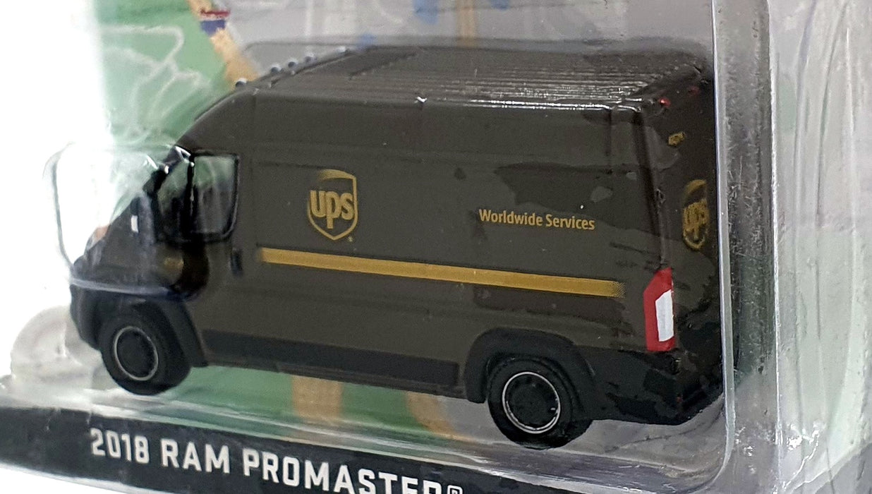 Greenlight 1/64 Scale 53020 - 2018 RAM Promaster Van - UPS