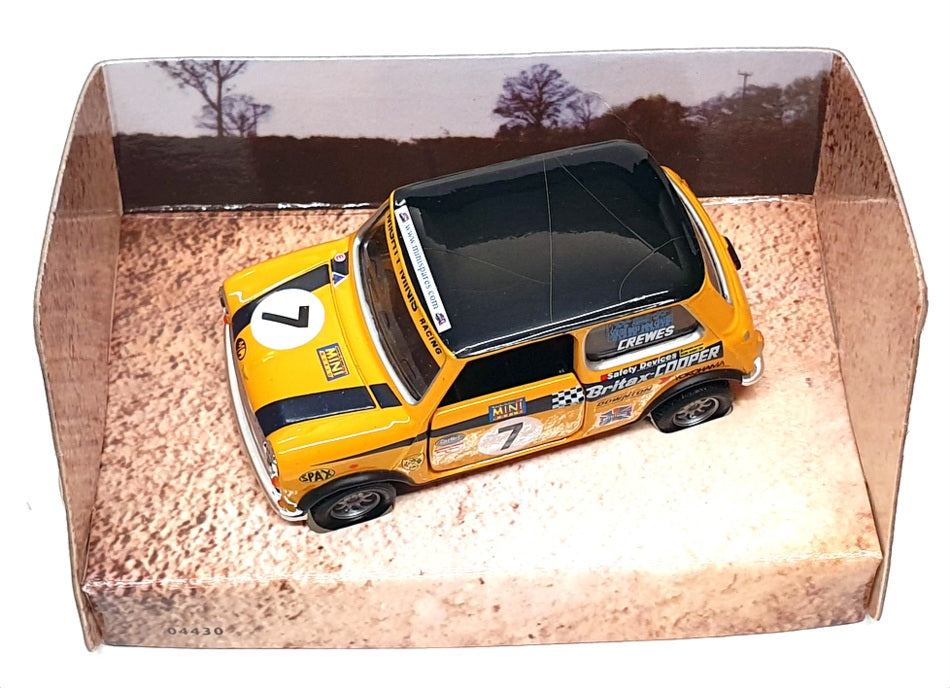 Corgi 1/36 Scale 04430 - Mighty Minis Racing #7 Peter Crewes - Yellow/Black
