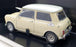 Solido 1/18 Scale Diecast  27411 - Austin Mini Cooper Mini 35 - Cream/White