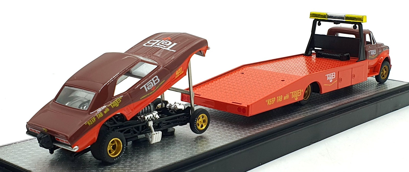 Castline M2 Machines 1/64 Scale TW27 '68 Chevrolet C60 Truck/'69 Camaro Z/28