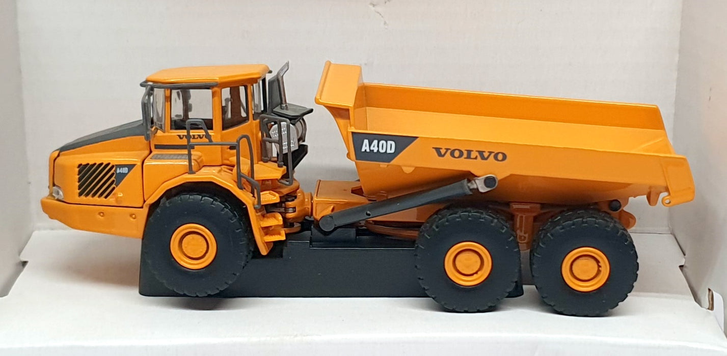 Cararama 1/87 Scale 0X810-001 - Volvo A40D Dump Truck - Dk. Yellow