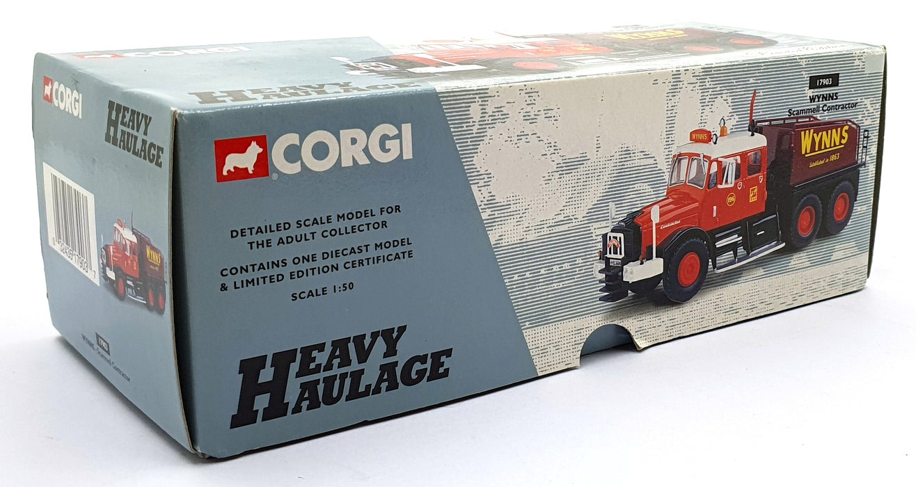 Corgi 1/50 Scale 17903 - Scammell Contractor Truck Wynns with Mirrors Attached