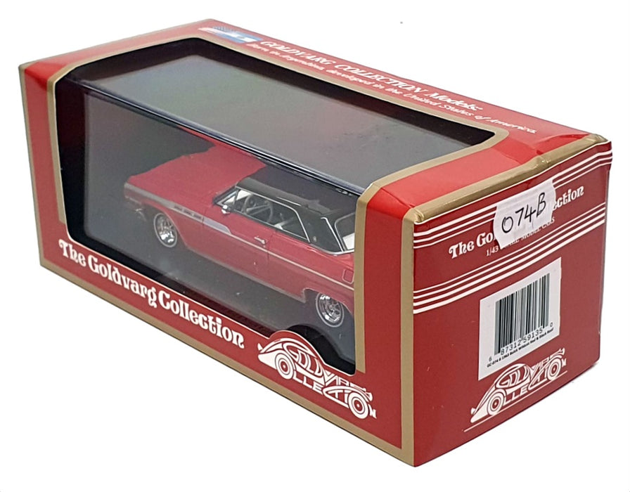 Goldvarg 1/43 Scale GC-074B - 1963 Buick Wildcat - Red/Black Roof
