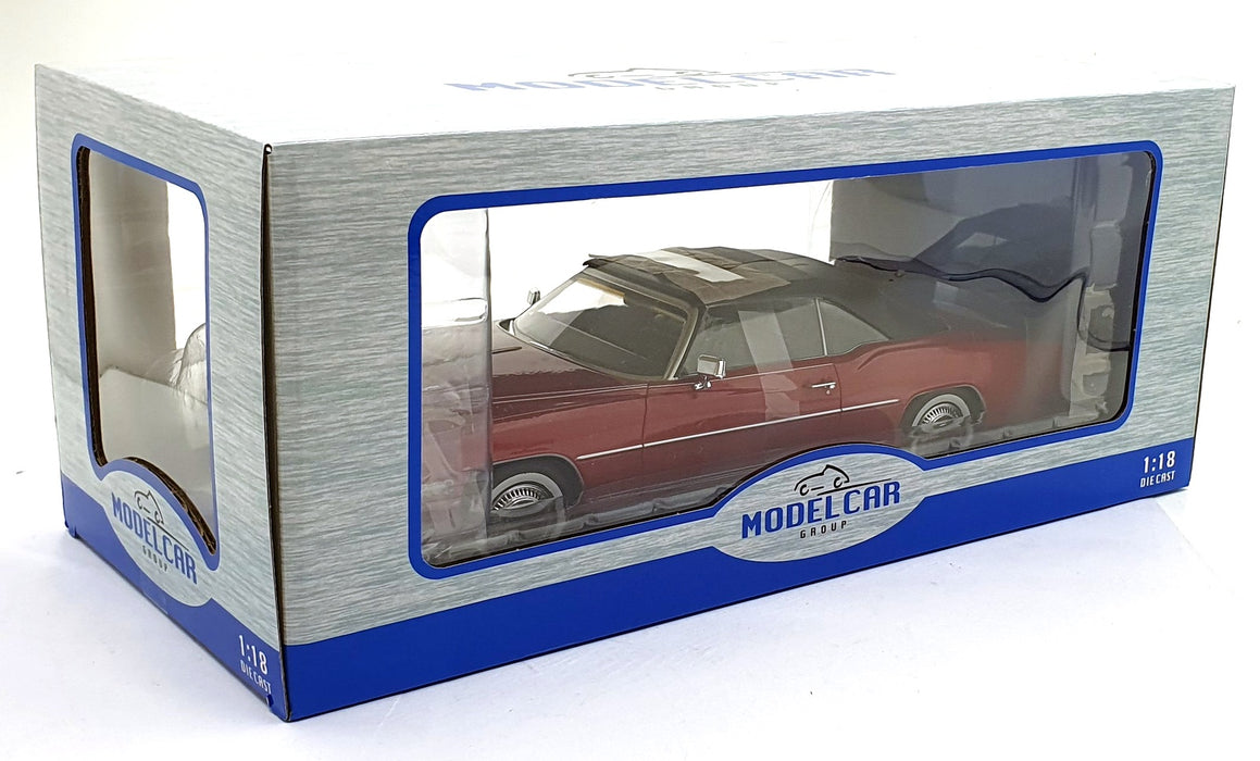 Model Car Group 1/18 Scale MCG18471 - Cadillac Eldorado Convertible - Met. Red