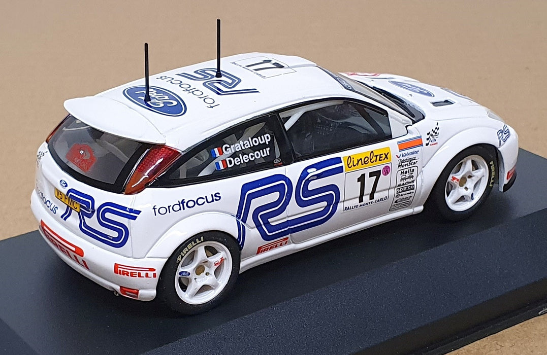 Skid Vitesse 1/43 Scale SKM195 - Ford Focus WRC #17 Monte Carlo 2001