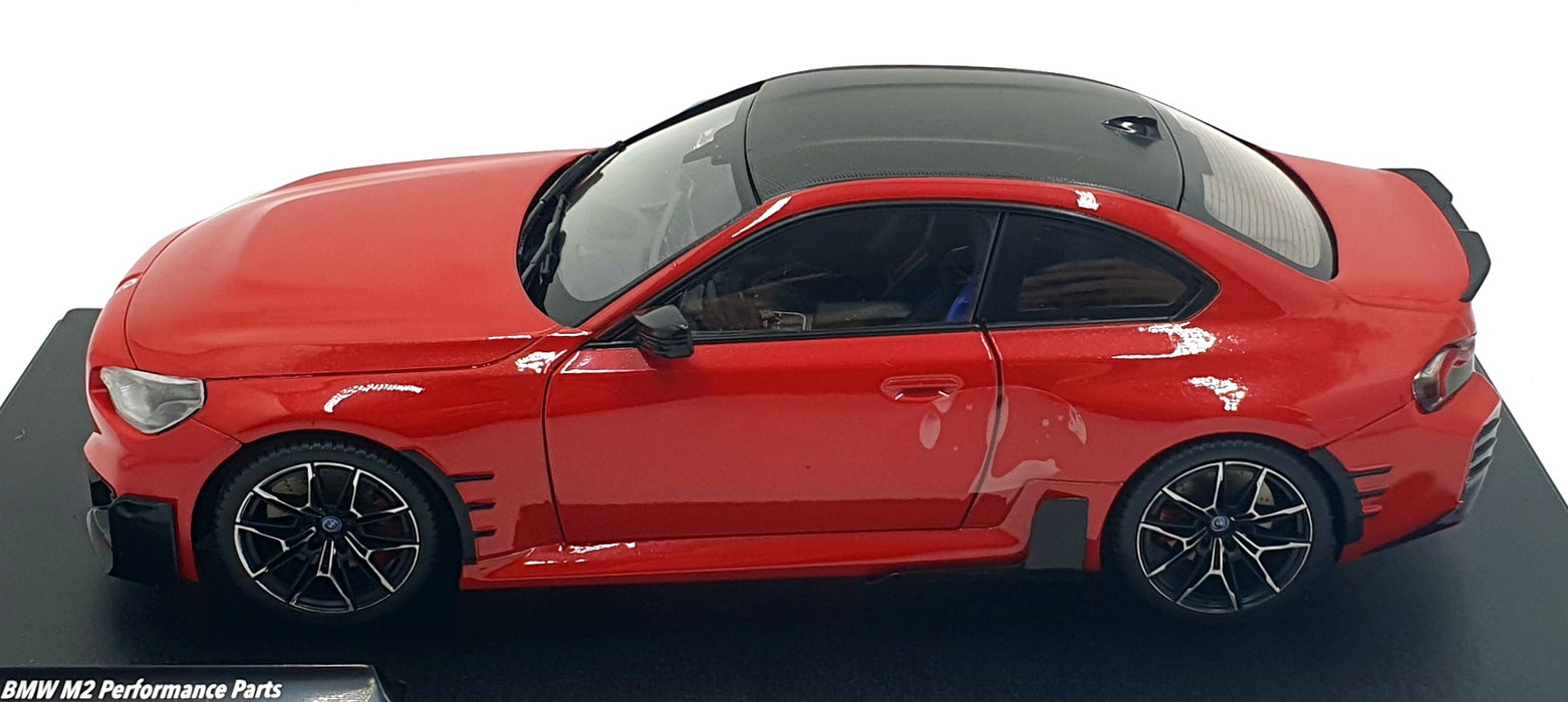 Solido 1/18 Scale S1812902 - 2024 BMW M3 Performance Parts - Toronto Red