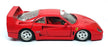 Burago 1/18 Scale Diecast 150326K - 1987 Ferrari F40 - Red