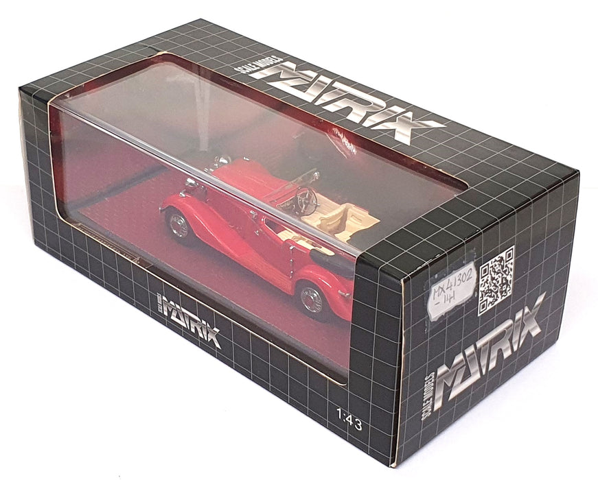 Matrix 1/43 Scale MX41302-141 - 1934 Mercedes Benz 500K Tourer Mayfair - Red