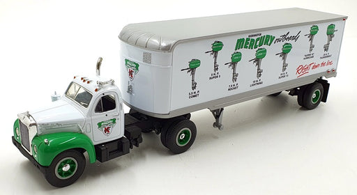 First Gear 1/34 Scale 19-1266 1960 Model B-61 Mack + Trailer Mercury Marine