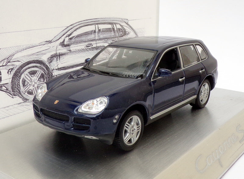 Minichamps 1/43 Scale Model Car 8620B - Porsche Cayenne S - Blue