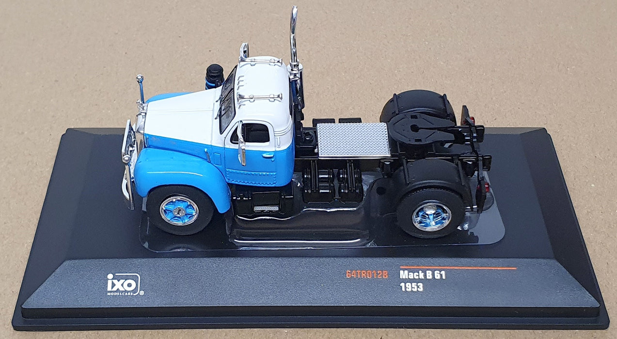 Ixo Models 1/64 Scale 64TR012B - 1953 Mack B 61 Truck - White/Blue