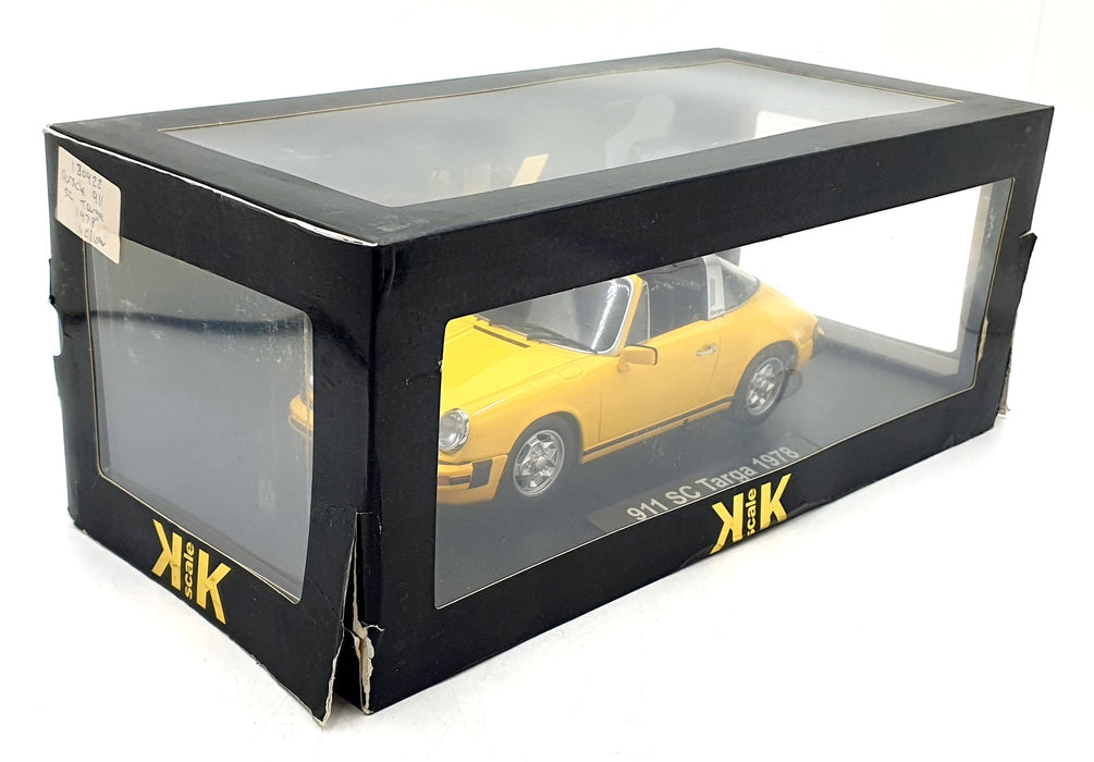 KK Scale 1/18 Scale KKDC180922 - Porsche 911 SC Targa 1978 - Yellow