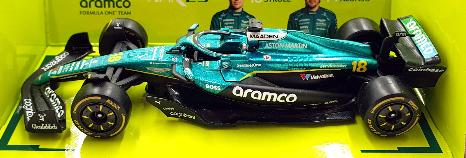Burago 1/43 Scale 18-38250 - F1 Aston Martin AMR25 2025 #18 L.Stroll