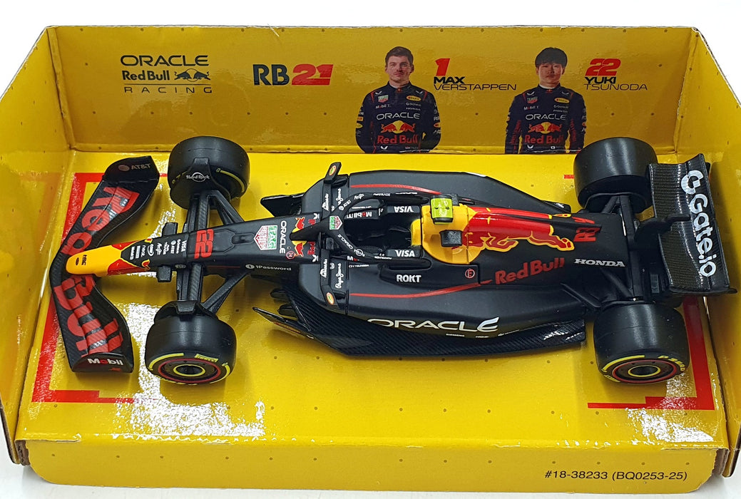 Burago 1/43 Scale 18-38233 - F1 Red Bull RB21 2025 #22 Yuki Tsunoda