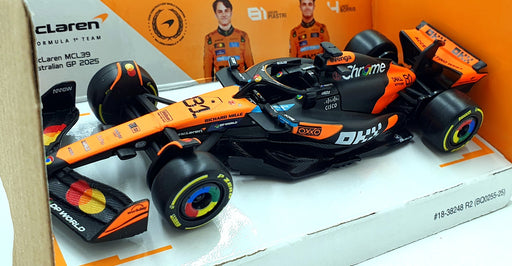 Burago 1/43 Scale 18-38248 - F1 McLaren MCL39 Australian GP 2025 #81 Piastri