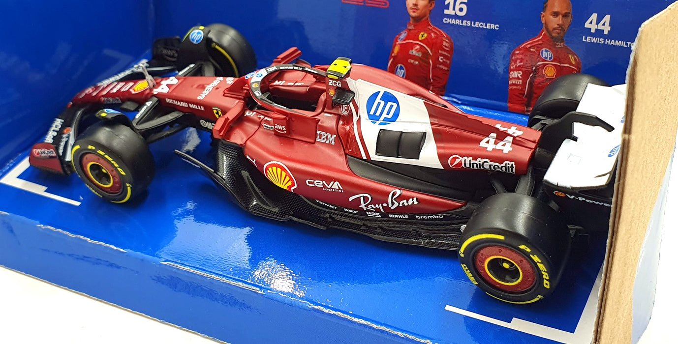 Burago 1/43 Scale 18-36853 - F1 Ferrari SF-25 2025 #44 L.Hamilton