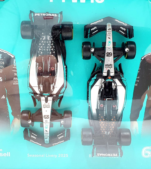 Burago 1/43 Scale 18-38115 Mercedes F1 W16 2025 #63 British/Seasonal Russell