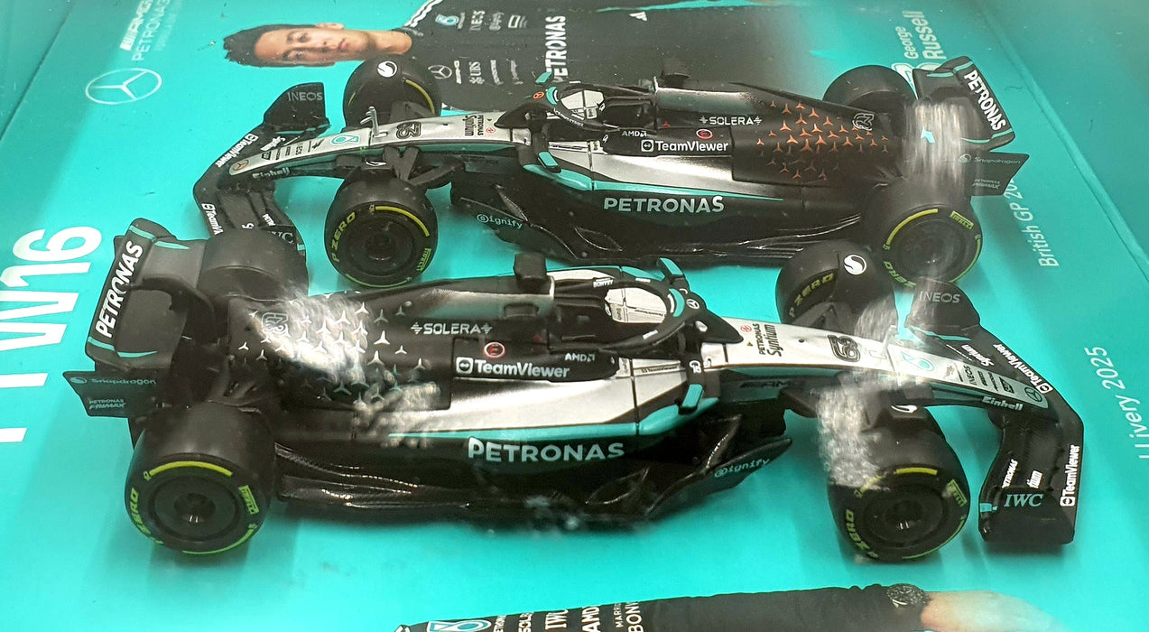 Burago 1/43 Scale 18-38115 Mercedes F1 W16 2025 #63 British/Seasonal Russell