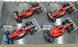 Burago 1/43 Scale 18-36848 - Ferrari F1 C.Leclerc 2023/24 SF23 SF24 #16 4 Pack 