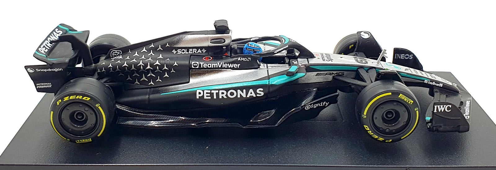 Burago 1/43 Scale 18-38238 - F1 Mercedes Petronas W16 2025 #63 G.Russell
