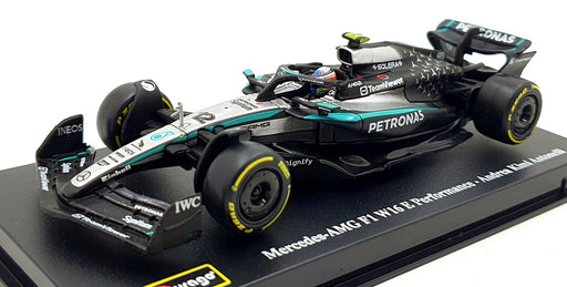 Burago 1/43 Scale 18-38238 - F1 Mercedes Petronas W16 2025 #12 K.Antonelli