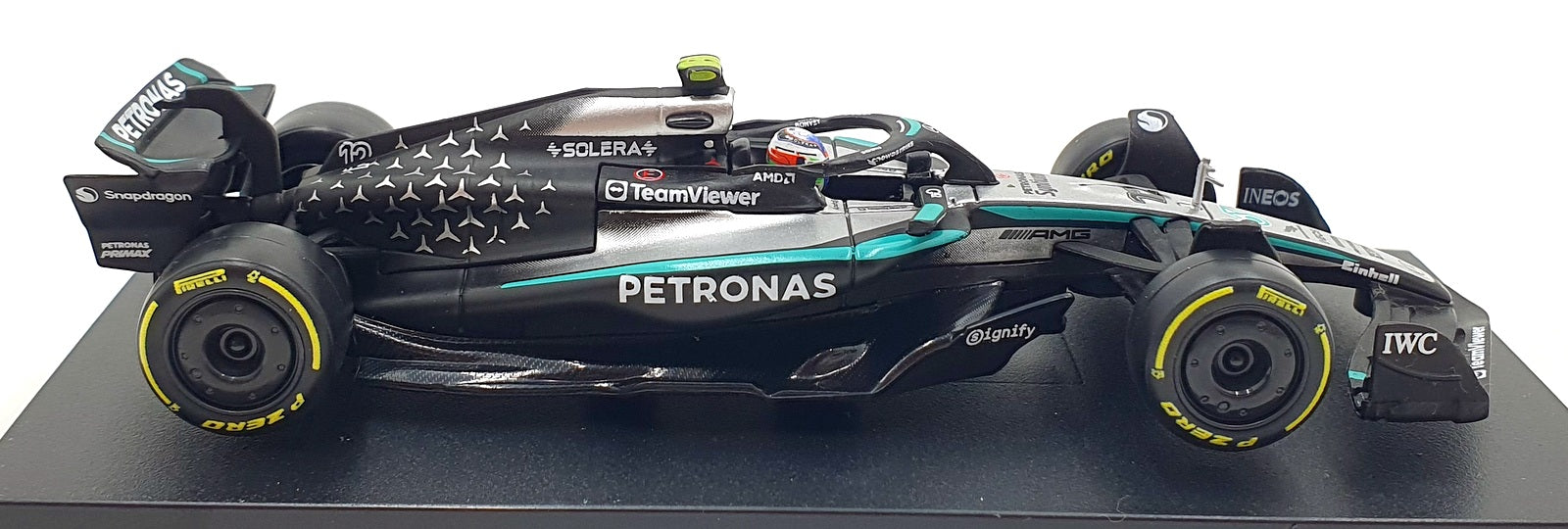 Burago 1/43 Scale 18-38238 - F1 Mercedes Petronas W16 2025 #12 K.Antonelli