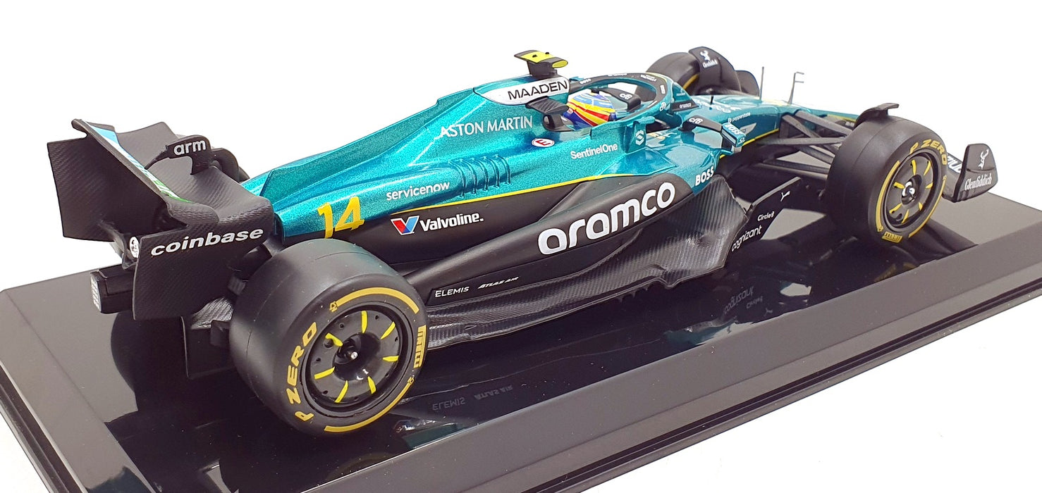 Burago 1/24 Scale Diecast 18-28070 - Aston Martin AMR25 F1 2025 #14 F.Alonso