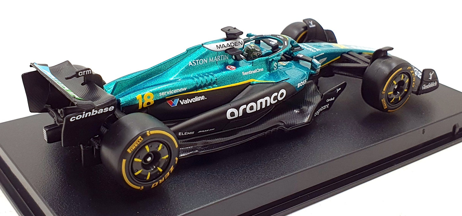 Burago 1/43 Scale 18-38251 - F1 Aston Martin AMR25 2025 #18 L.Stroll