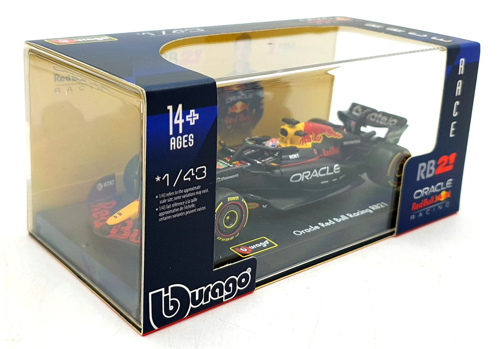 Burago 1/43 Scale 18-38234 - F1 Red Bull RB21 2025 #1 Max Verstappen