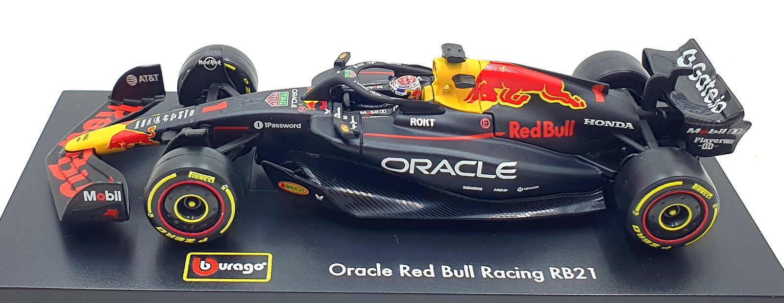 Burago 1/43 Scale 18-38234 - F1 Red Bull RB21 2025 #1 Max Verstappen