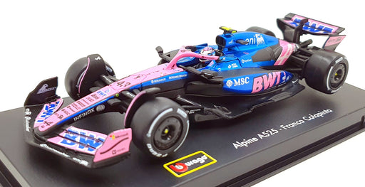 Burago 1/43 Scale 18-38258 - F1 BWT Alpine A525 2025 #43 F.Colapinto